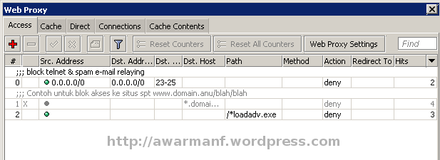 web proxy access